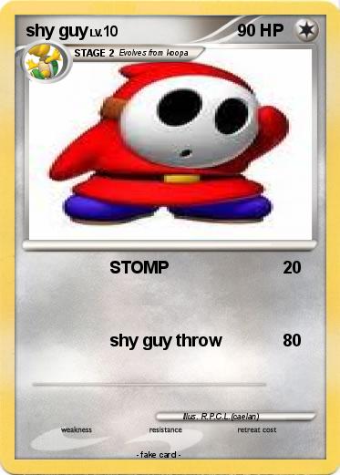Pokemon shy guy