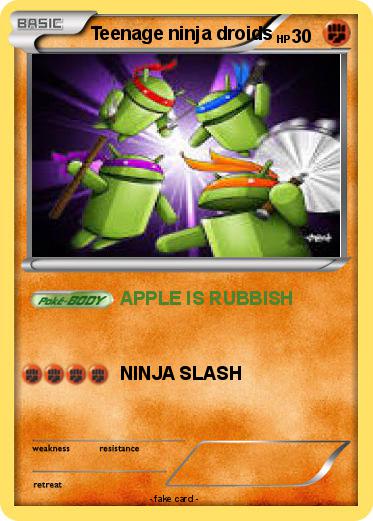 Pokemon Teenage ninja droids