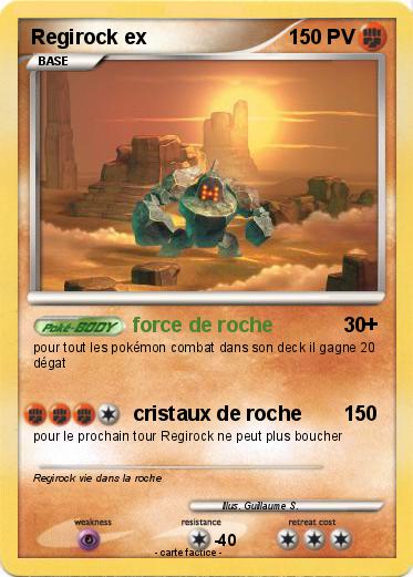 Pokemon Regirock ex