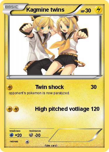Pokemon Kagmine twins