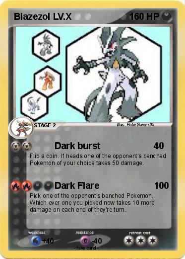 Pokemon Blazezol LV.X