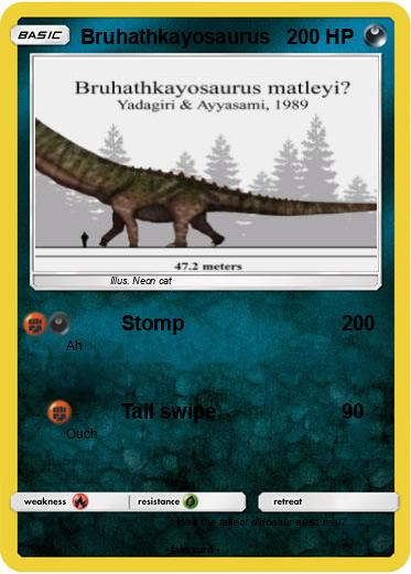 Pokemon Bruhathkayosaurus