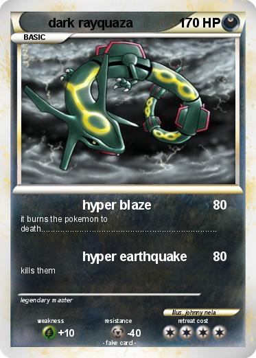 Pokemon dark rayquaza
