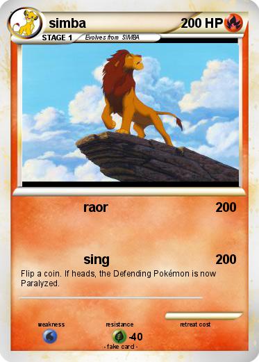 Pokemon simba