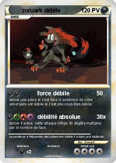 Pokemon zoruark débile