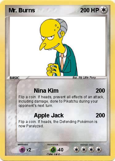 Pokemon Mr. Burns