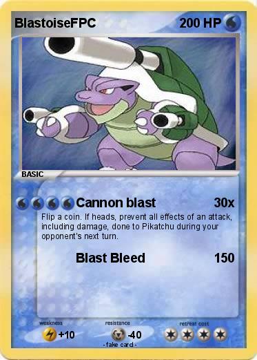 Pokemon BlastoiseFPC