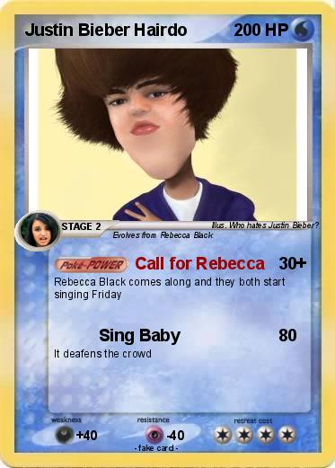 Pokemon Justin Bieber Hairdo