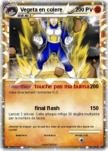 Pokemon Vegeta en colere