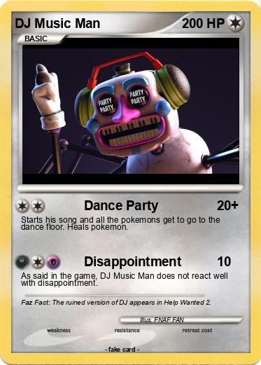 Pokemon DJ Music Man