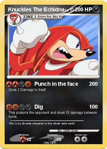 Pokemon Knuckles The Echidna