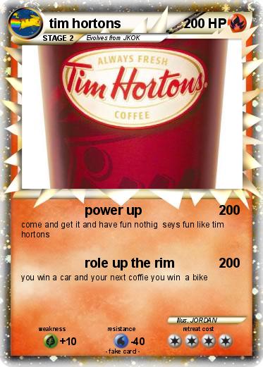 Pokemon tim hortons