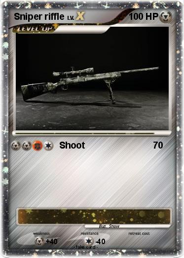 Pokemon Sniper riffle