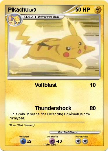 Pokemon Pikachu