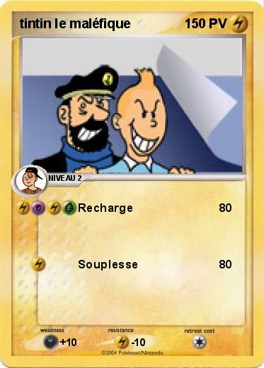 Pokemon tintin le maléfique