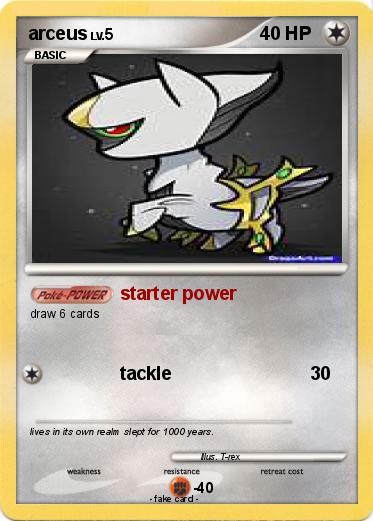 Pokemon arceus