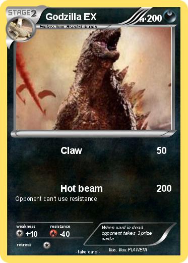 Pokemon Godzilla EX