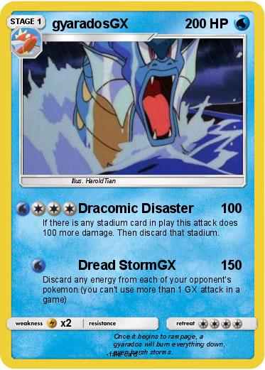 Pokemon gyaradosGX
