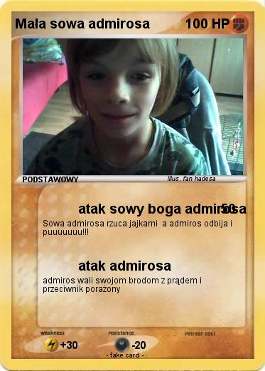 Pokemon Mała sowa admirosa