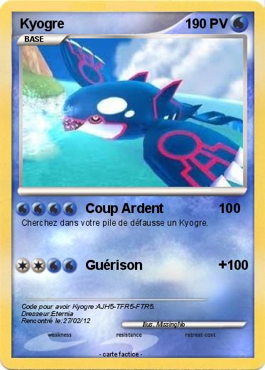 Pokemon Kyogre