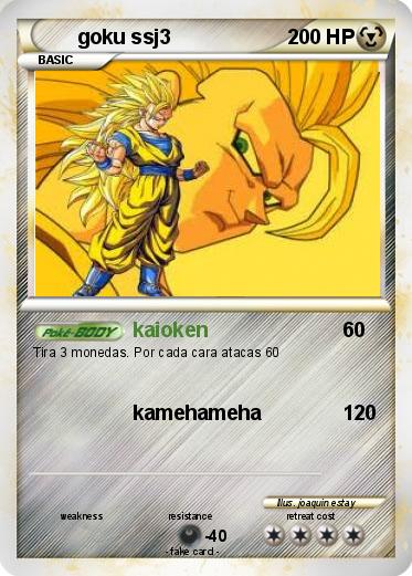 Pokemon goku ssj3