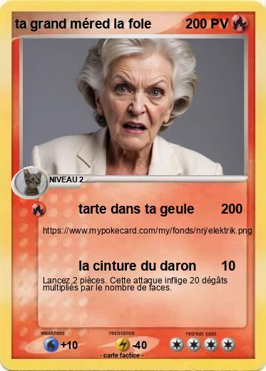 Pokemon ta grand méred la fole