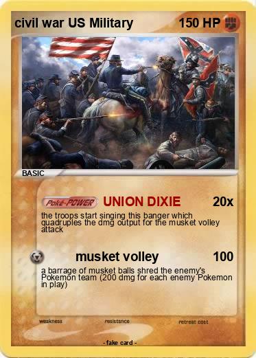 Pokemon civil war US Military