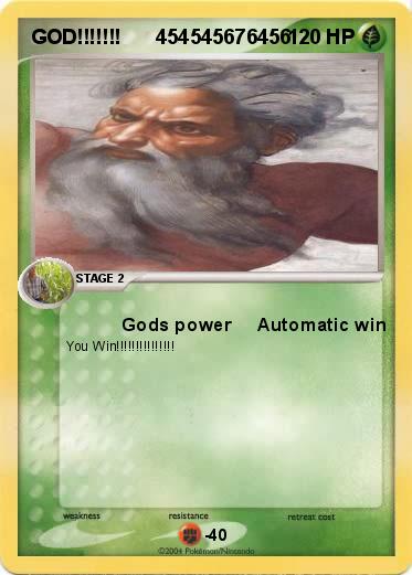 Pokemon GOD!!!!!!!      454545676456              