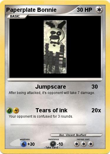 Pokemon Paperplate Bonnie