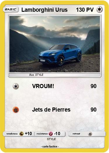 Pokemon Lamborghini Urus
