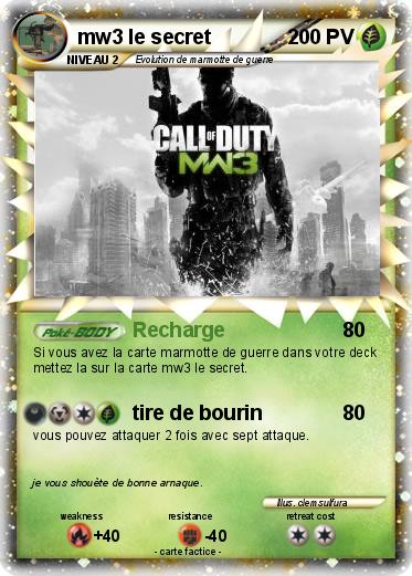 Pokemon mw3 le secret