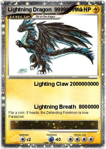 Pokemon Lightning Dragon  99999999