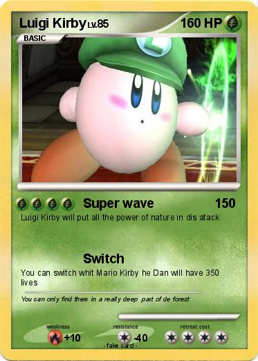 Pokemon Luigi Kirby