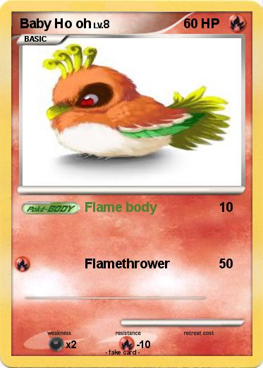 Pokemon Baby Ho oh