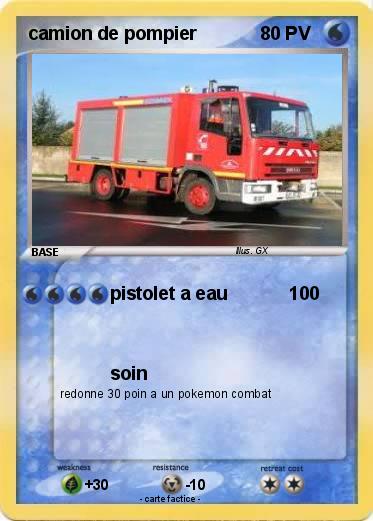 Pokemon camion de pompier