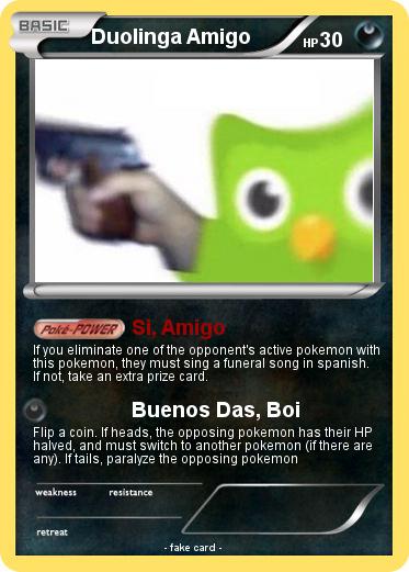Pokemon Duolinga Amigo