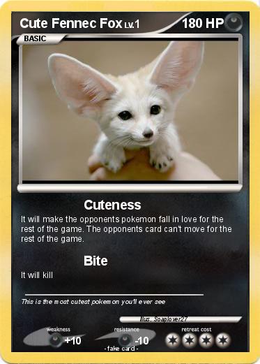 Pokemon Cute Fennec Fox