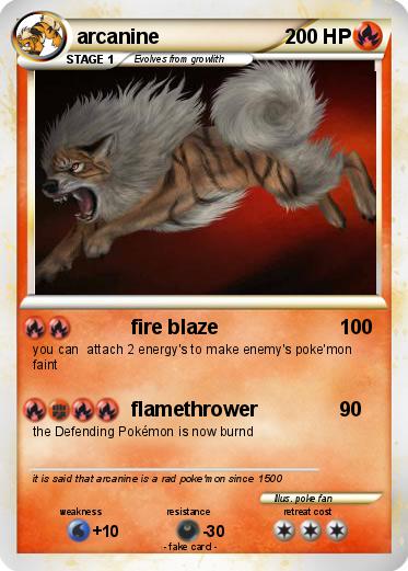 Pokemon arcanine