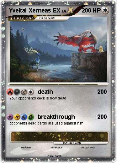 Pokemon Yveltal Xerneas EX