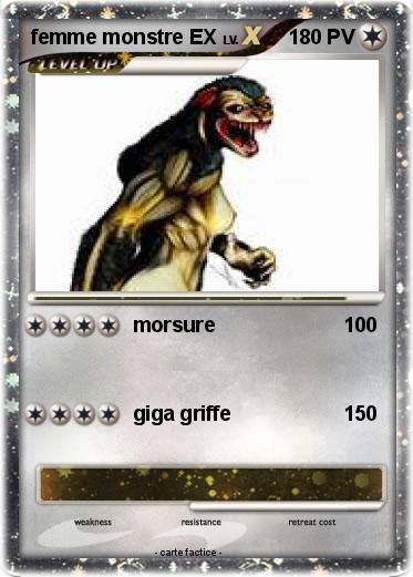 Pokemon femme monstre EX