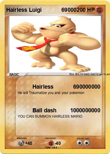 Pokemon Hairless Luigi             69000