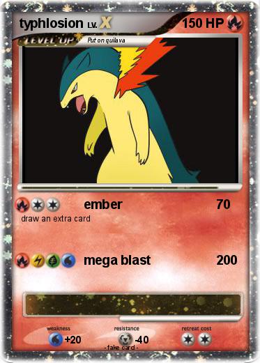 Pokemon typhlosion