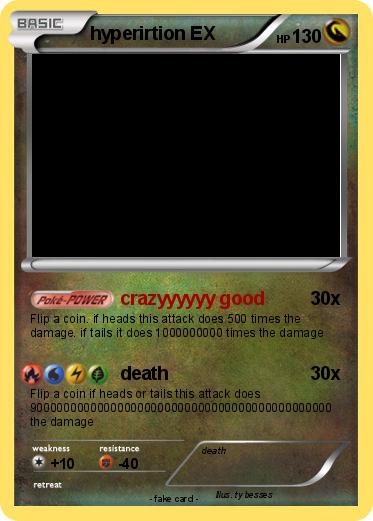Pokemon hyperirtion EX