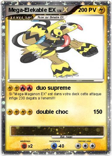 Pokemon Mega-Elekable EX