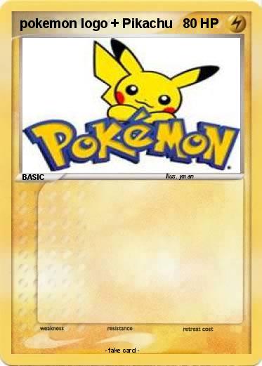 Pokemon pokemon logo + Pikachu