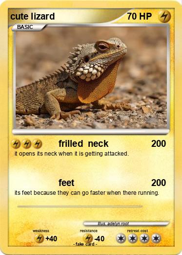 Pokemon cute lizard