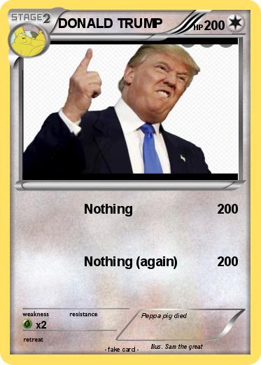 Pokemon DONALD TRUMP