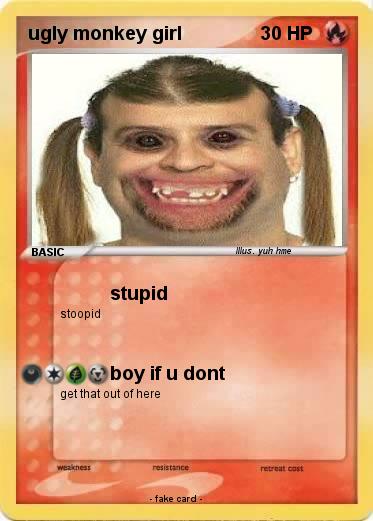 Pokemon ugly monkey girl