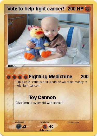 Pokemon Vote to help fight cancer!
