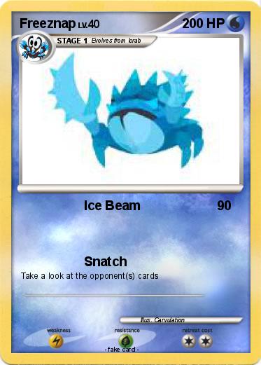 Pokemon Freeznap